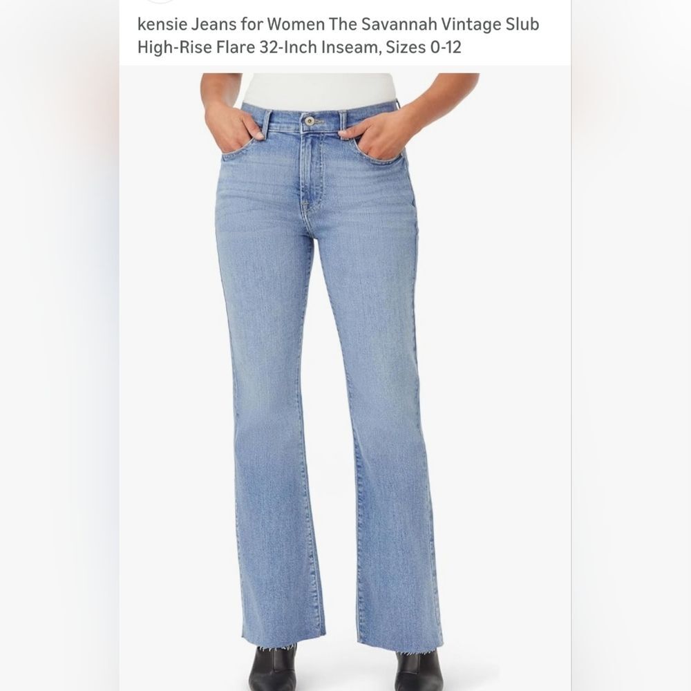 Kenzie Vintage Luxe The Savannah High Rise Flare  Women's Jeans Size 2